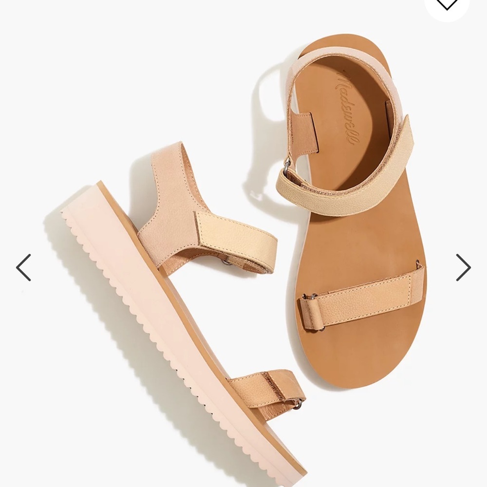 Madewell Women's Nude Tan Platform Sandals